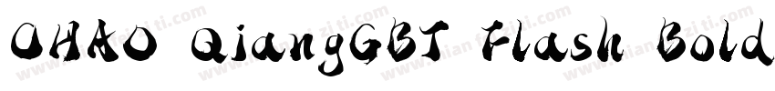 CHAO QiangGBT Flash Bold字体转换